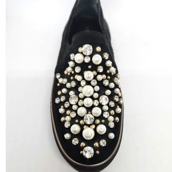 Stuart Weitzman Shoes - Stuart Weitzman Women's Black Suede Shoes W/Embellishments Size 6, 8.5, 9 & 9.5